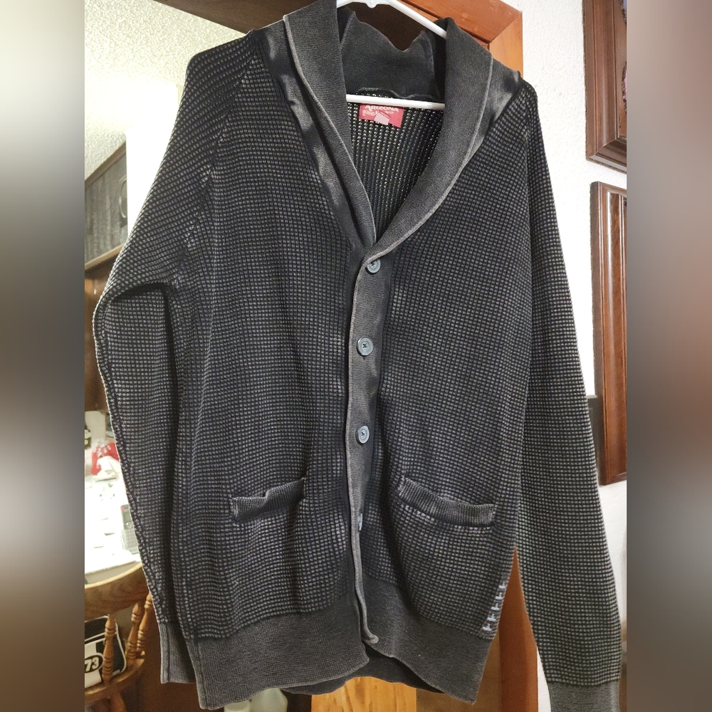 Men's Arizona Jeans Co. Waffle Cardigan Sz Sm.